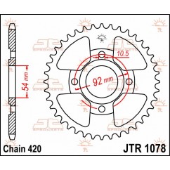 SPROCKET REAR 47T 420