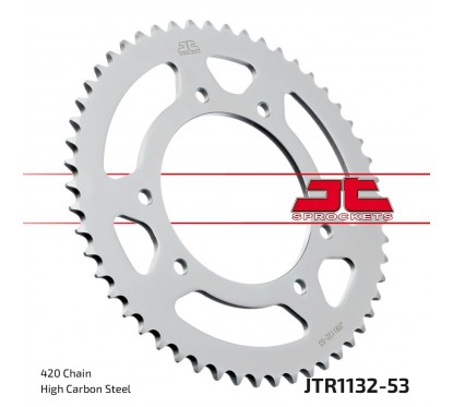 SPROCKET REAR 53T 420