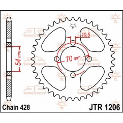 SPROCKET REAR 42T 428