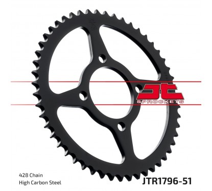 SPROCKET REAR 51T 428