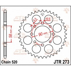 SPROCKET REAR 39T 520