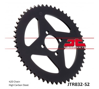 SPROCKET REAR 52T 420