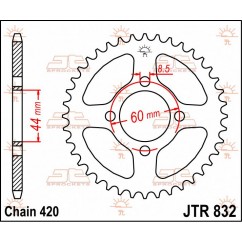 SPROCKET REAR 52T 420