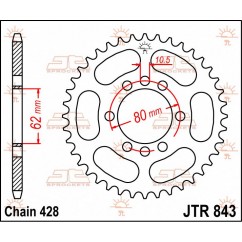 SPROCKET REAR 49T 428