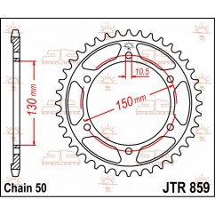 SPROCKET REAR 48T 530