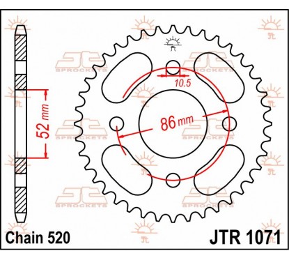 SPROCKET REAR 30T 520