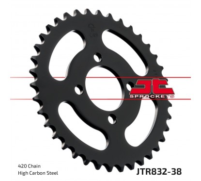 SPROCKET REAR 38T 420