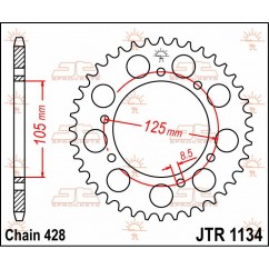 SPROCKET REAR 48T 428