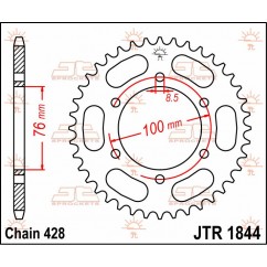 SPROCKET REAR 48T 428