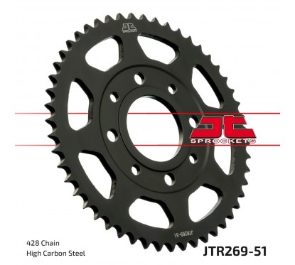 SPROCKET REAR 51T 428