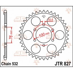 SPROCKET REAR 43T 532