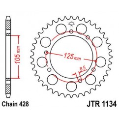 SPROCKET REAR 56T 428