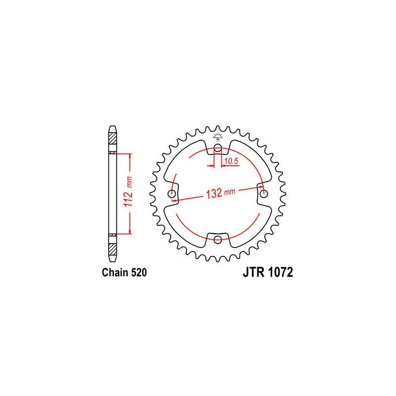 SPROCKET REAR 36T 520