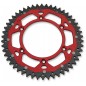 SPROCKET DUAL MSE HUSQ 48T RED