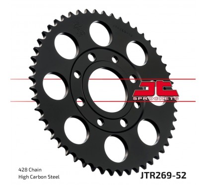 SPROCKET REAR 52T 428