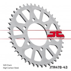 SPROCKET REAR 43T 520 BLK