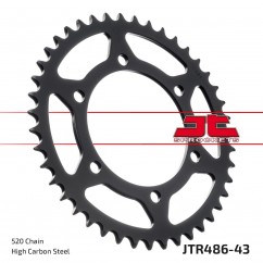 SPROCKET REAR 43T 520 BLK