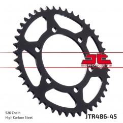 SPROCKET REAR 45T 520 BLK