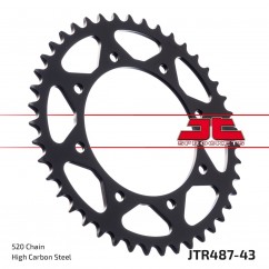 SPROCKET REAR 43T 520 BLK