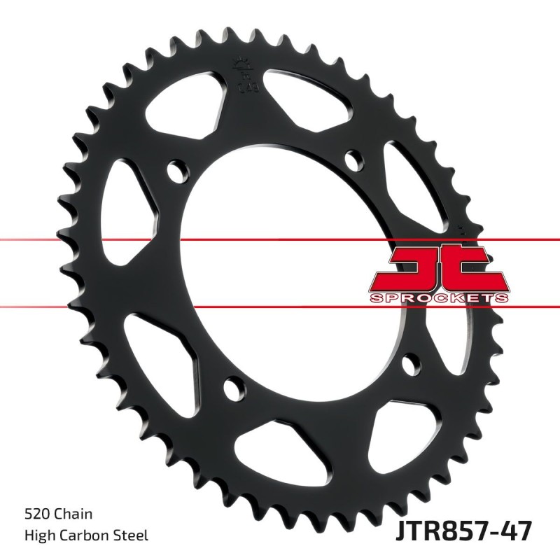 SPROCKET REAR 47T 520 BLK