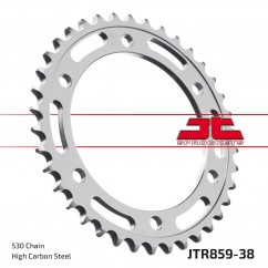 SPROCKET REAR 38T 530 BLK