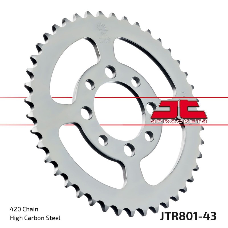 SPROCKET REAR 43T 420