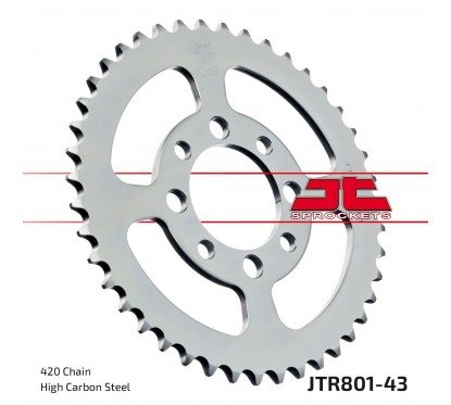 SPROCKET REAR 43T 420