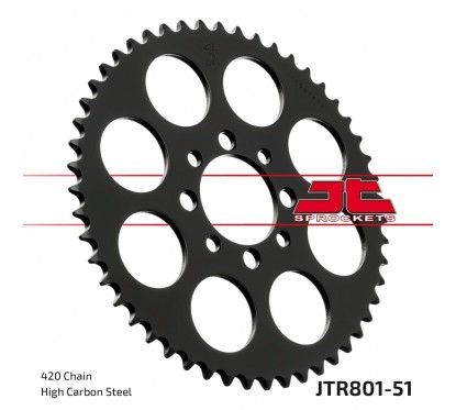 SPROCKET REAR 51T 420