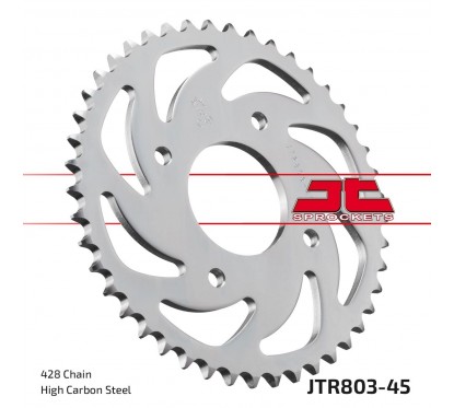 SPROCKET REAR 45T 428