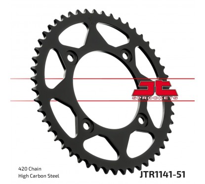 SPROCKET REAR 420 51T