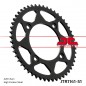 SPROCKET REAR 420 51T