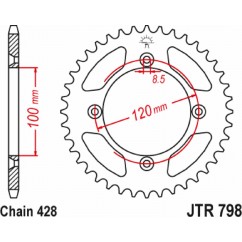 SPROCKET RR YAMAHA 46T