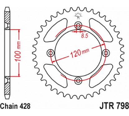 SPROCKET RR YAMAHA 46T