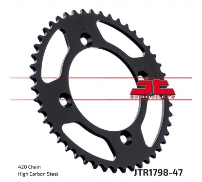 SPROCKET REAR 47T 420