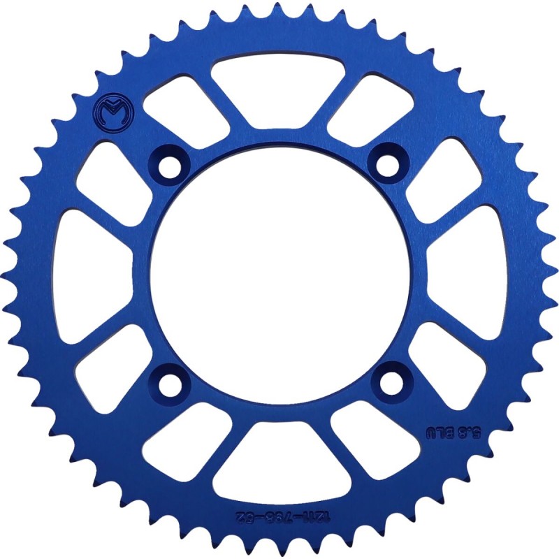 SPROCKET ALU YAM 52T BLUE