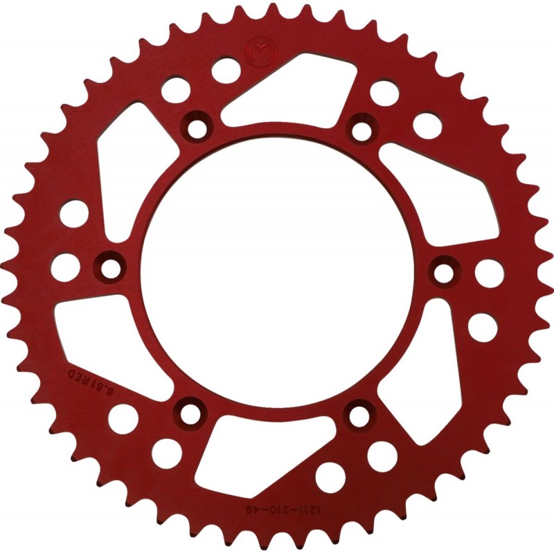 SPROCKET ALU MSE HON 49T RED