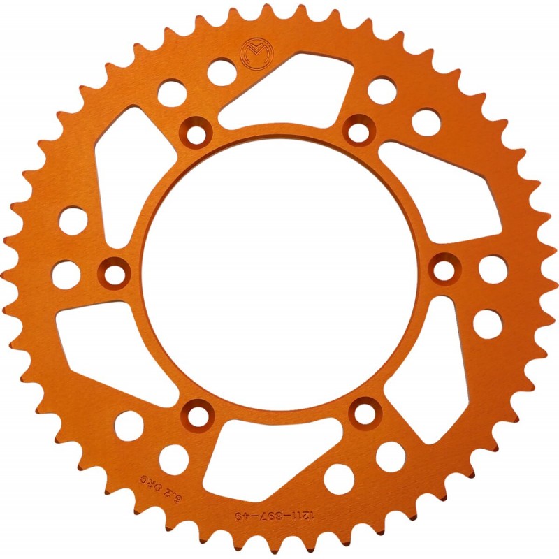 SPROCKET ALU MSE KTM 49T ORNG