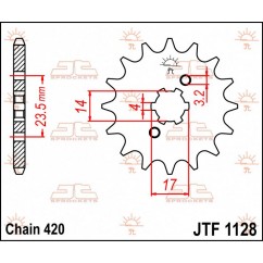 SPROCKET FRONT 11T 420