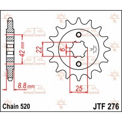 SPROCKET FRONT 16T 520