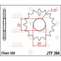 SPROCKET FRONT 13T 520