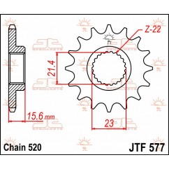 SPROCKET FRONT 14T 520