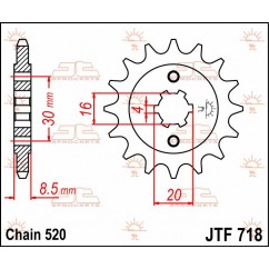 SPROCKET FRONT 12T 520