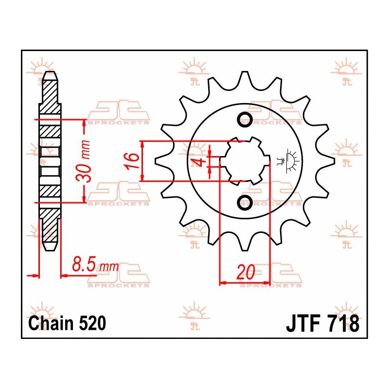 SPROCKET FRONT 12T 520