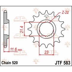 SPROCKET FRONT 14T 520