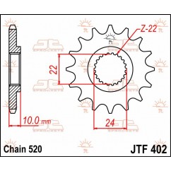 SPROCKET FRONT 13T 520