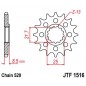 SPROCKET FRONT 15T 520