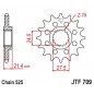 SPROCKET FRONT 16T 525