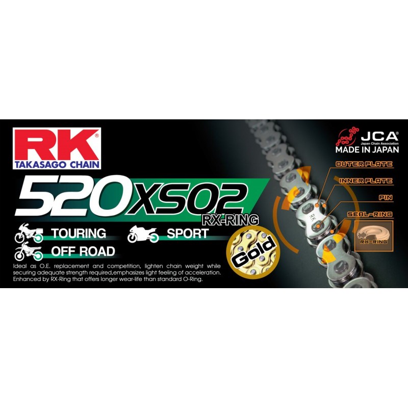 CHAIN RK520XSO2 GG 100C