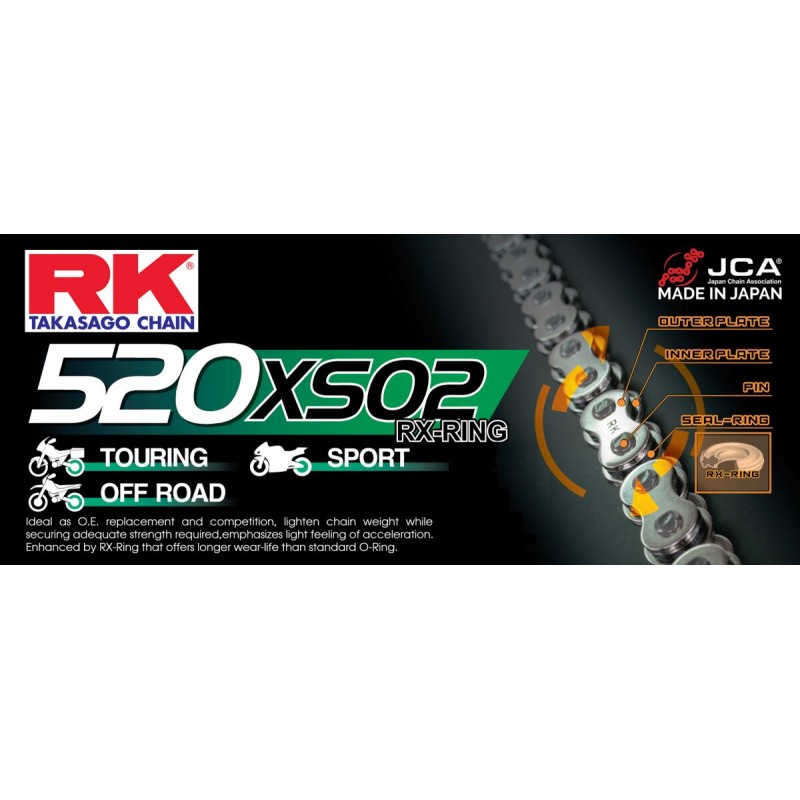 CHAIN RK520XSO2 100R