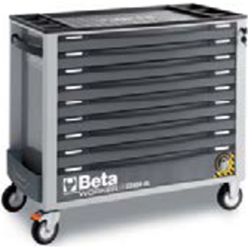 Servante mobile d'atelier BETA 9 tiroirs + composition de 716 outils